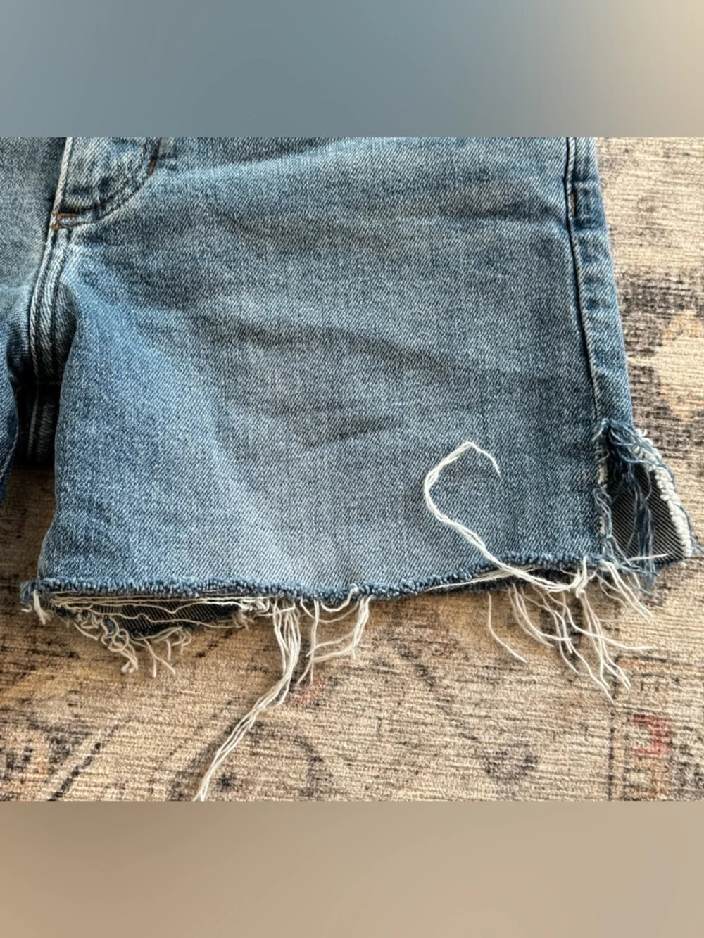 Banana Republic Denim High Rise Straight Shorts, Size 27 Short